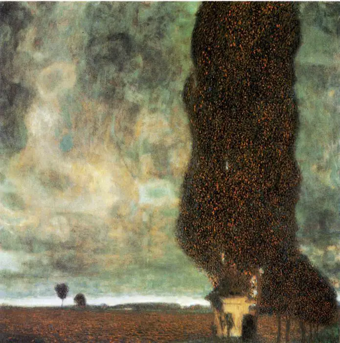 The Big Poplar II Gustav Klimt